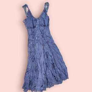 Y2k Flower Rayon Fairycore Dress
